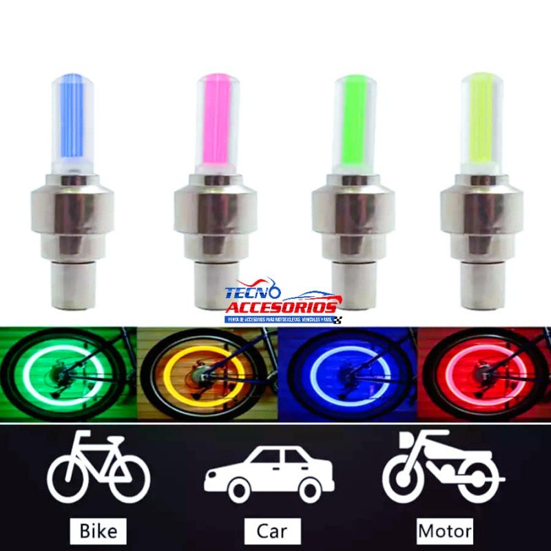 tapon de válvula con luz